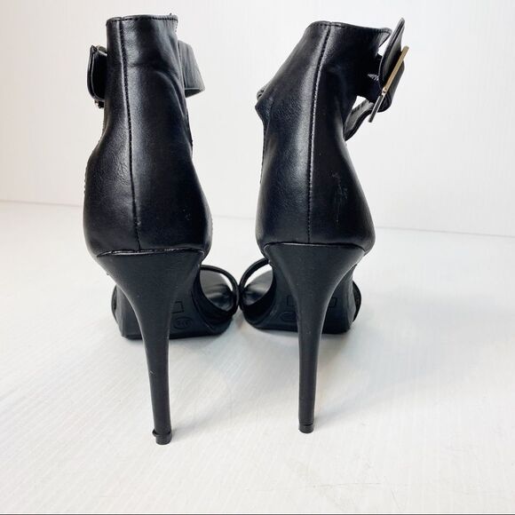 Candie’s Open Toe Ankle Strap Heels 8.5 - Picture 2 of 6